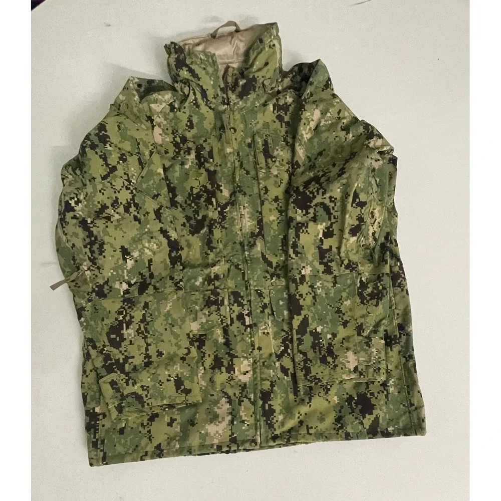 US Navy Working Parka Type III AOR2 NWU Digital Camo Large Long W911QY-11-D-0086 - Picture 6 of 12